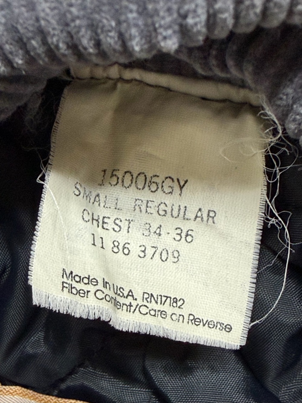 VTG Walls Blizzard-Pruf Insulated Coveralls Gray USA Workwear Zip Legs Small - Picture 4 of 16